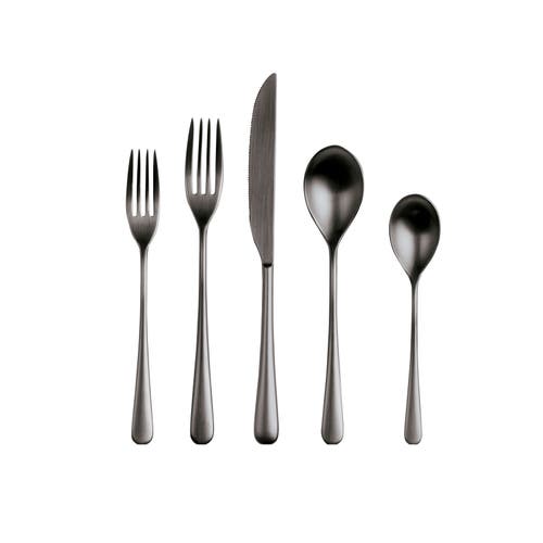 Mepra Neve Flatware Set In Black