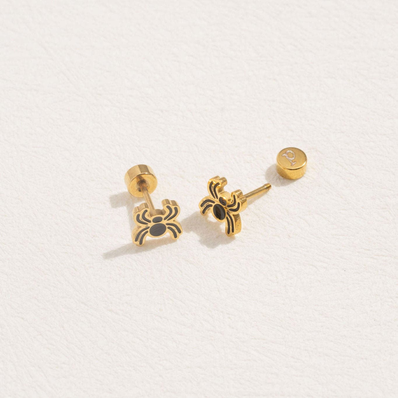 Pip Pop Spider Hypoallergenic Flatback Stud Earrings | Nordstrom