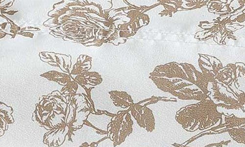 Betsey Johnson Garden Toile Sheet Set In Brown