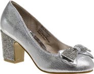 BADGLEY MISCHKA Badgley Mischka Girls' Heeled Dress Pumps.