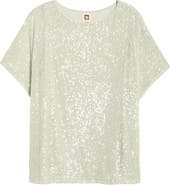 Anne Klein Sequin Dolman T-Shirt
