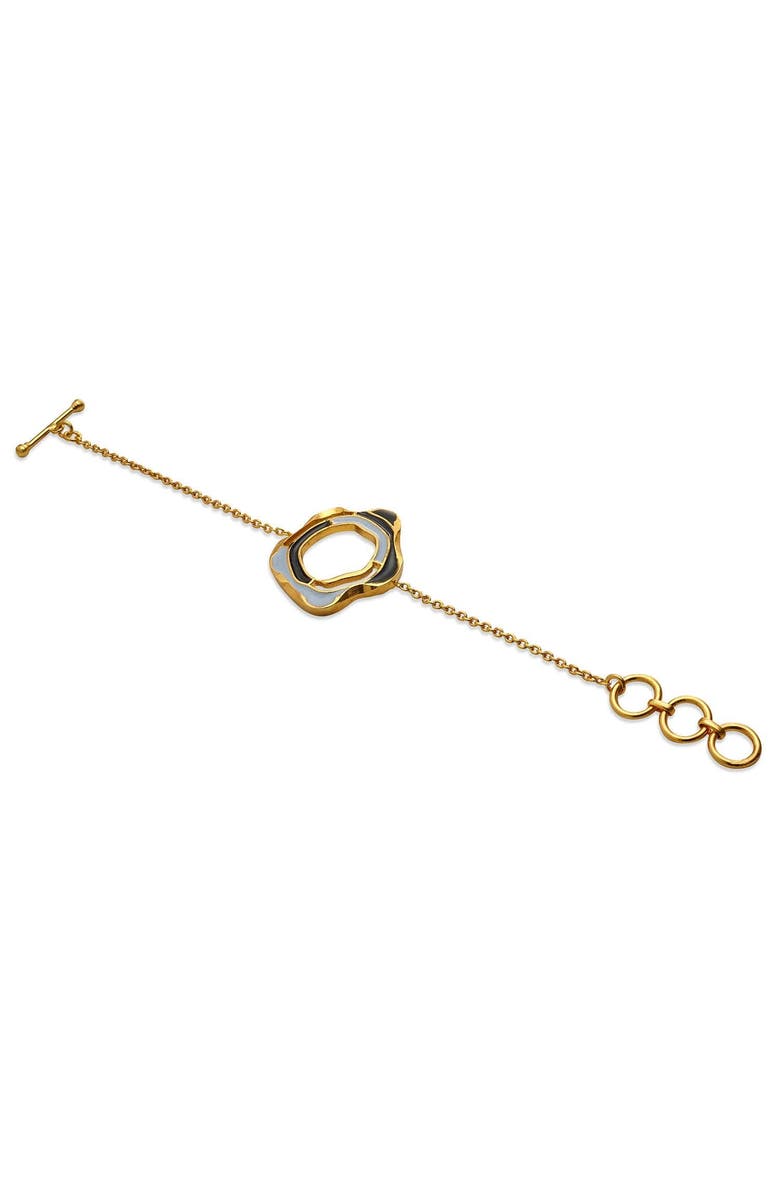 Dhwani Bhansal AQUA BRACELET, Alternate, color, Gold Plated