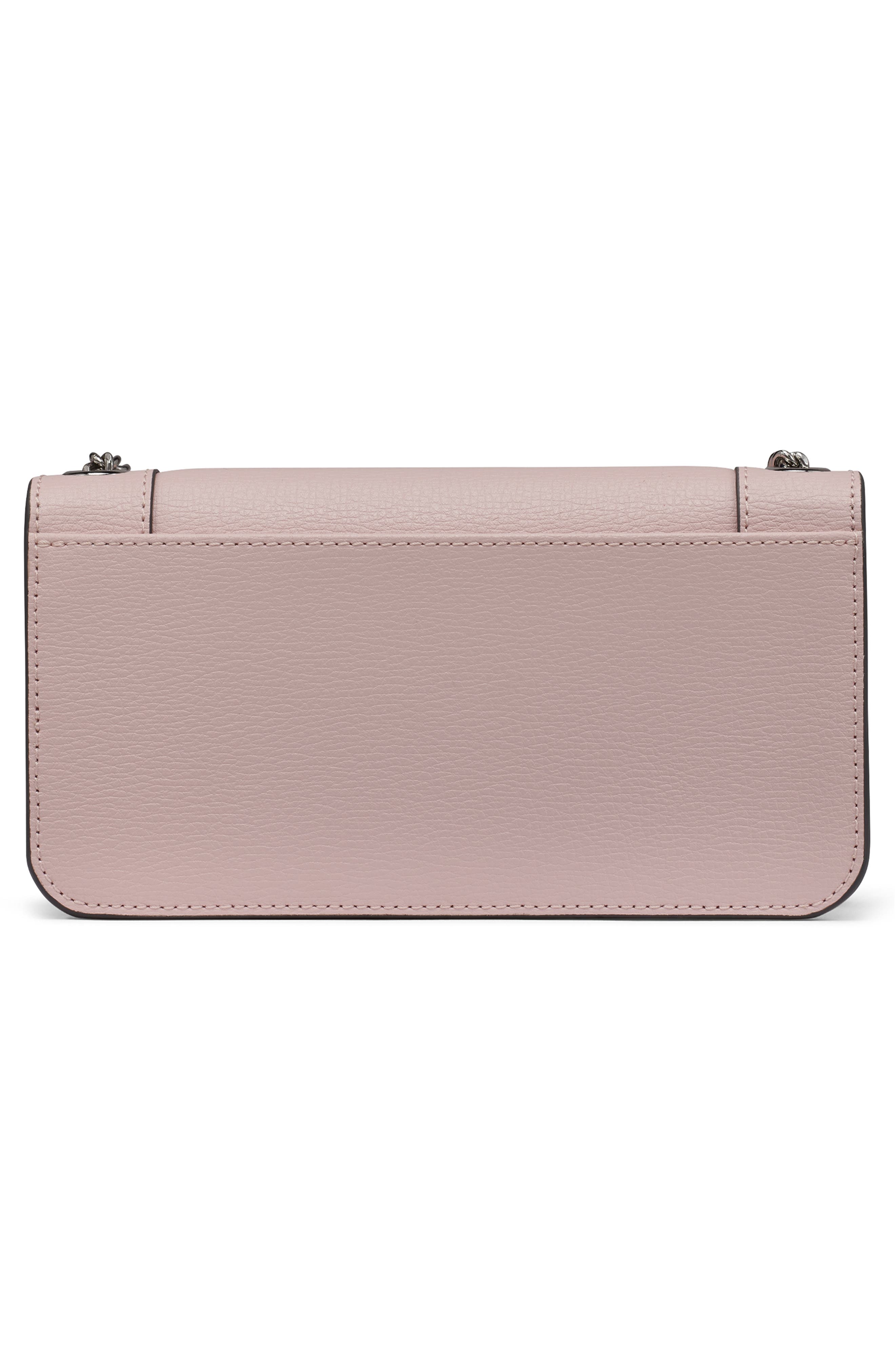 KARL LAGERFELD PARIS Kosette Leather Crossbody Bag, Alternate, color, Lotus