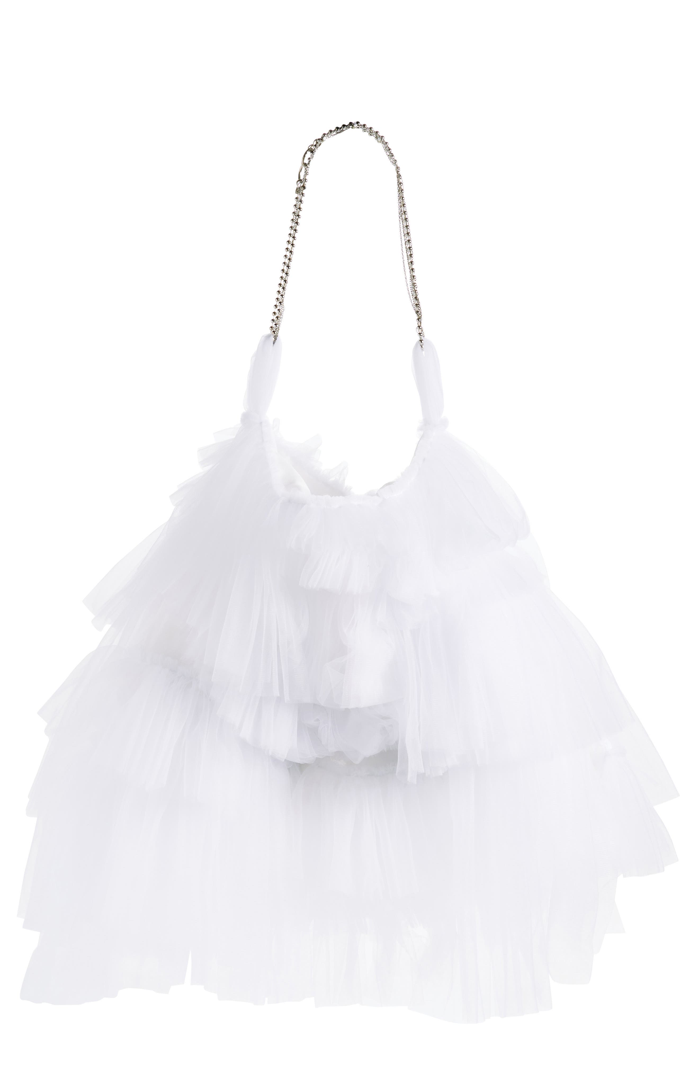 Collina Strada Medium Mist Tulle Bag, Main, color, 