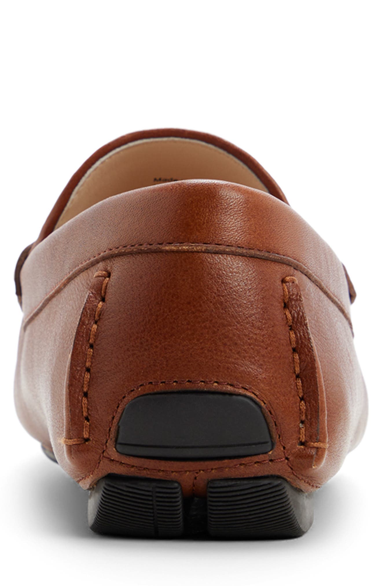 Brooks Brothers Jefferson Mixed Media Driving Loafer, Alternate, color, Medium Brown