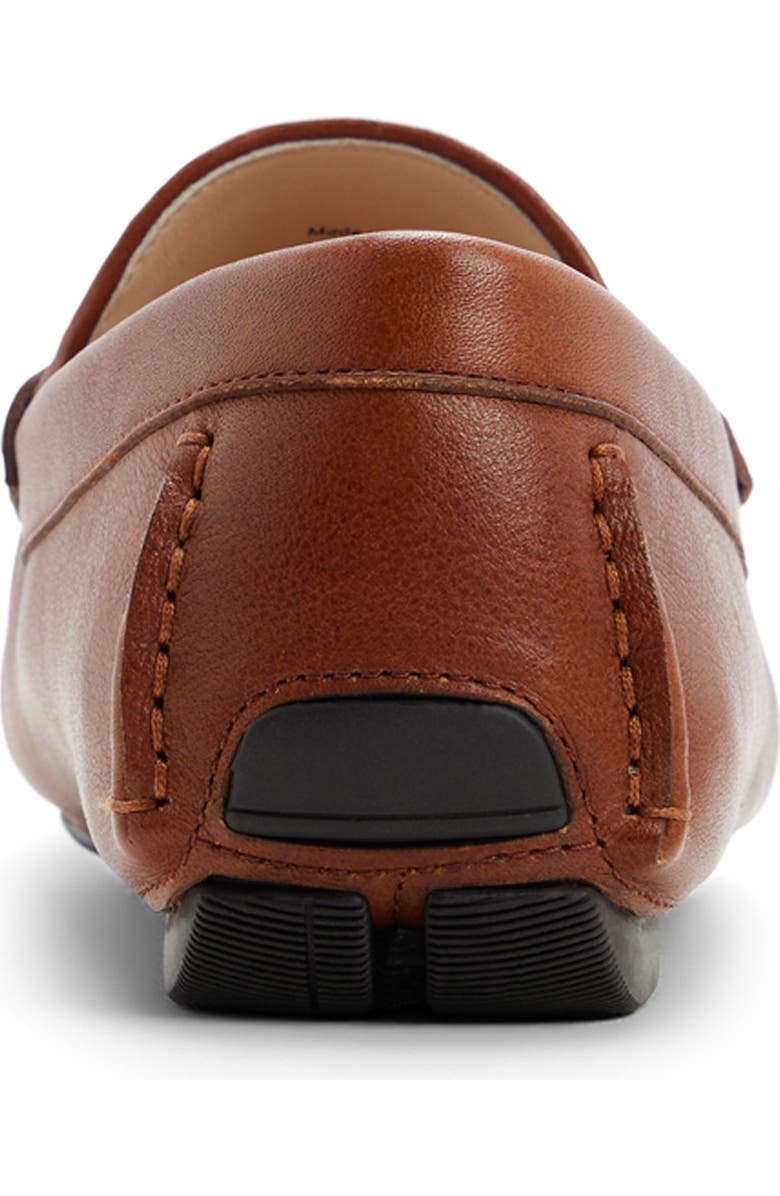 Brooks Brothers Jefferson Mixed Media Driving Loafer, Alternate, color, Medium Brown