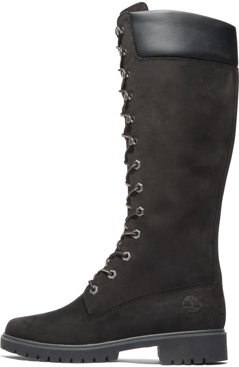 Timberland Premium 14-Inch Lace-Up Waterproof Boot, Alternate, color, Black