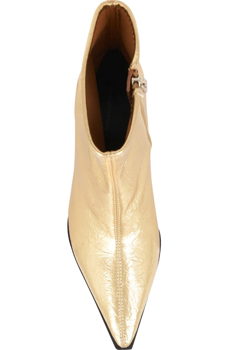 BCBGMAXAZRIA Seriba Block Heel Bootie, Alternate, color, Gold