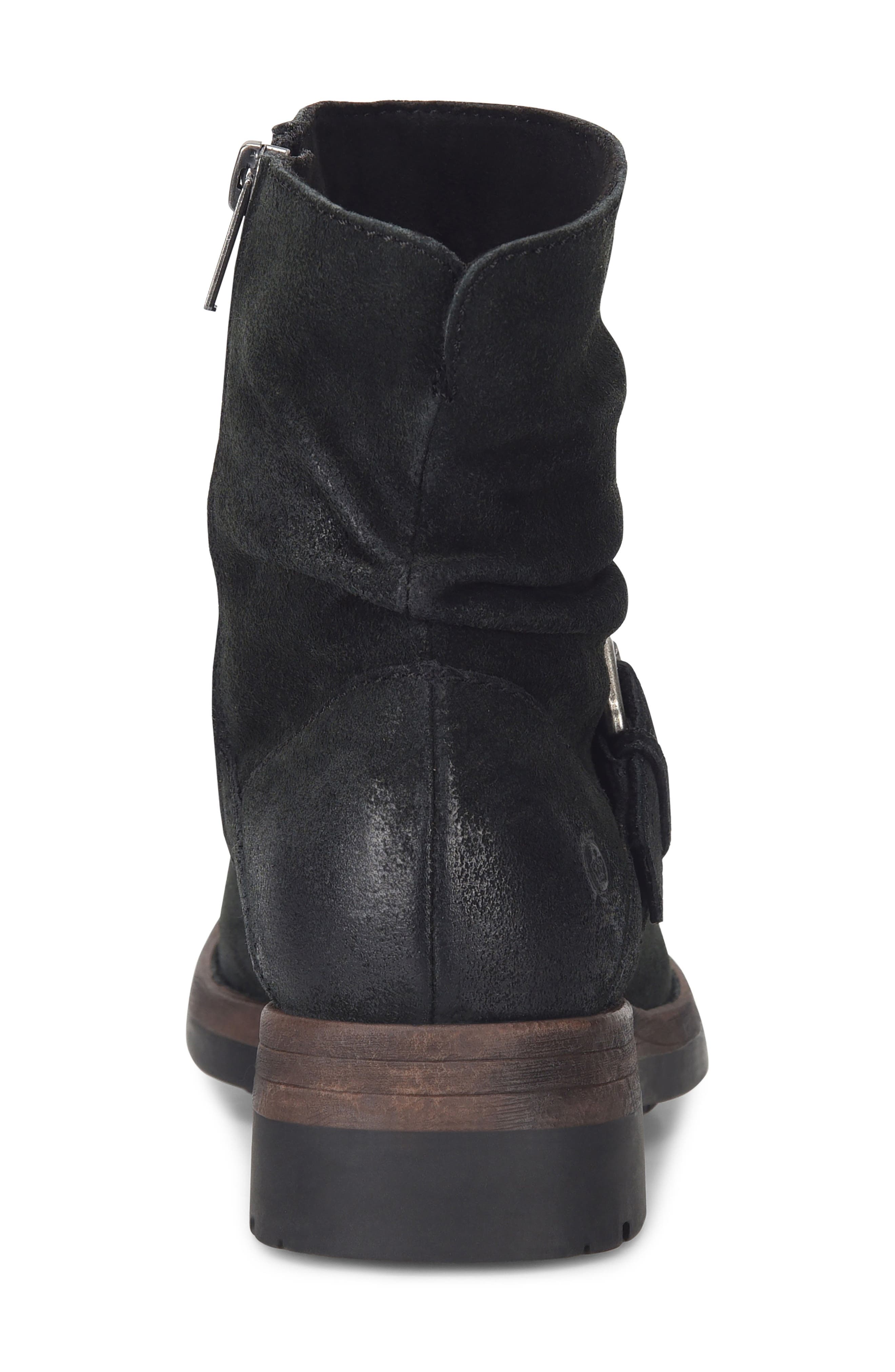 Børn Midway Slouch Bootie, Alternate, color, Black Leather