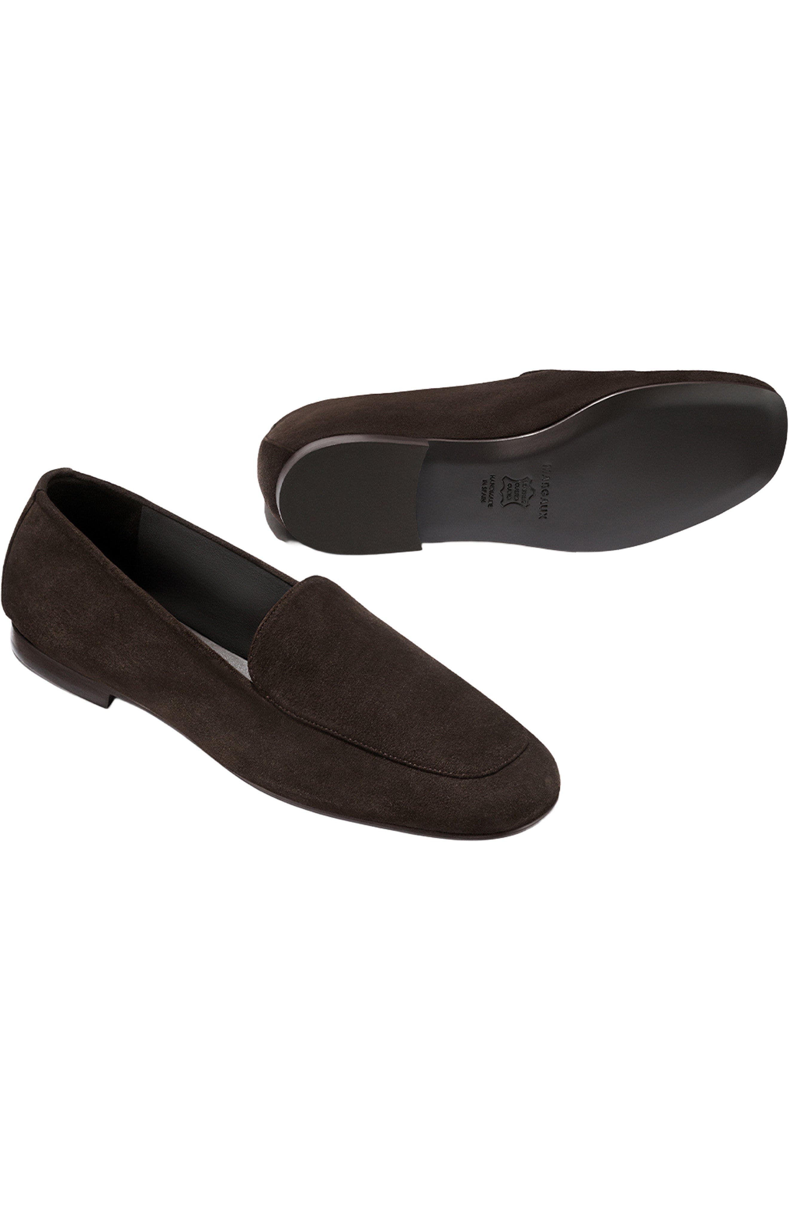The James Loafer, Alternate, color, Molasses Suede