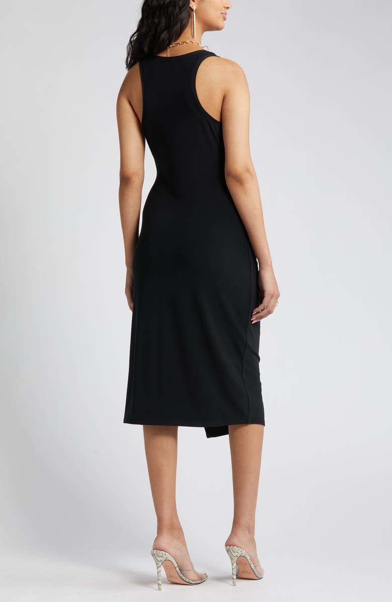 Open Edit Side Ruched Jersey Tank Dress, Alternate, color,
