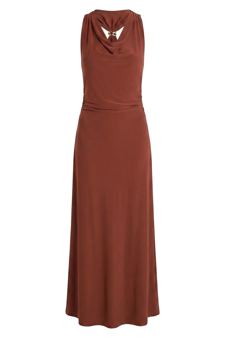 Jae Racerback Sleeveless Maxi Dress, Alternate, color, RUST