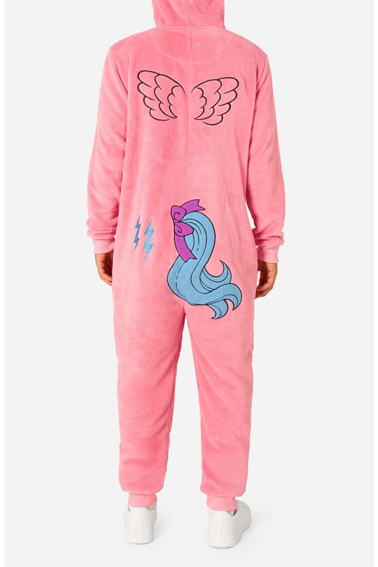 My Little Pony™ Firefly Hooded Fleece Jumpsuit, Alternate, color, PINK