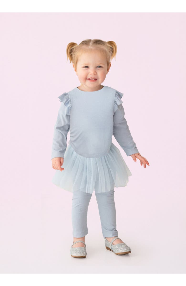 Isobella 
Chloe Tutu in the Clouds Two Piece Pant Set, Alternate, color, Blue