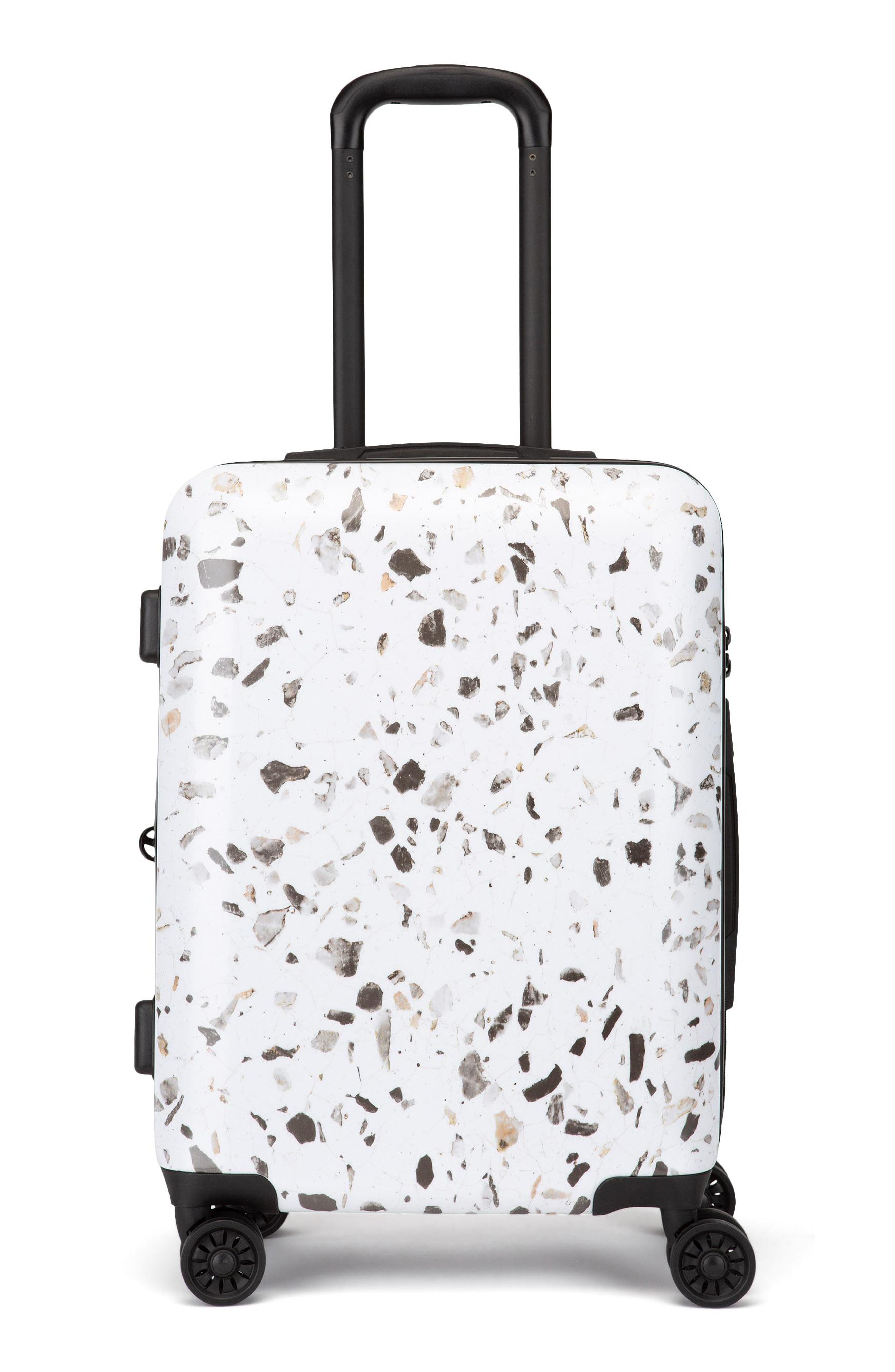 CALPAK Terrazzo 22-Inch Hard Shell Spinner Carry-On Suitcase, Main, color, 