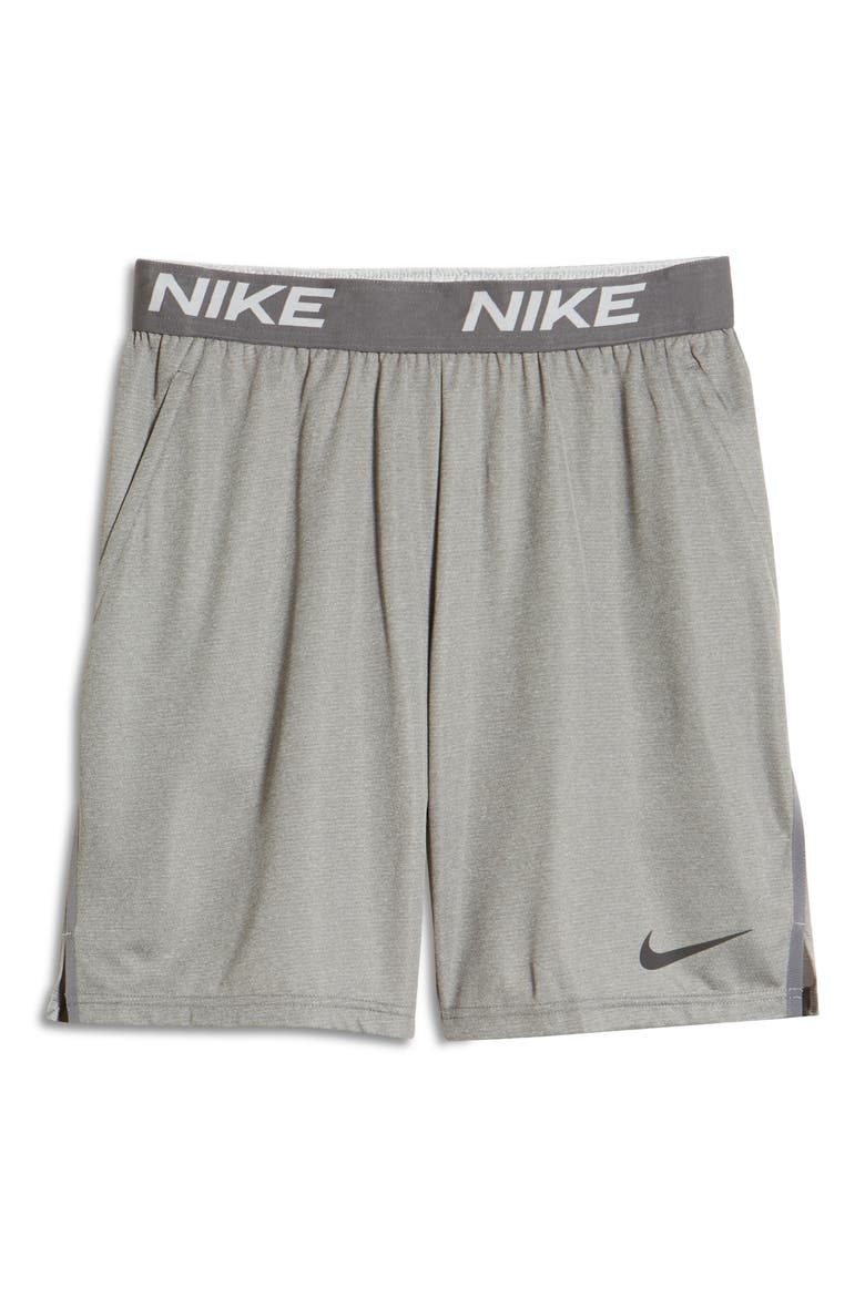 Dri-FIT Veneer Training Shorts, Alternate, color, IRON GREY/ LIGHT SMOKE GREY