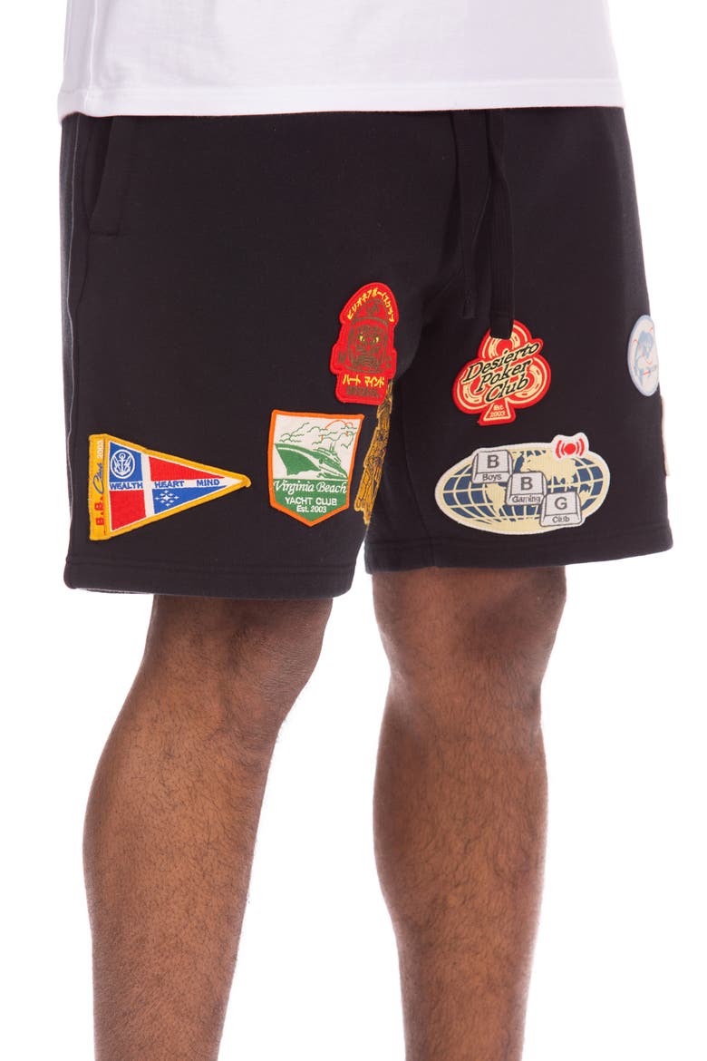 BB Merit Knit Cotton Shorts, Alternate, color, BLACK