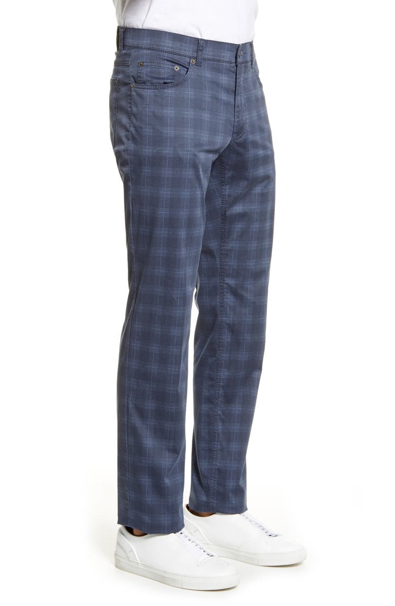 Brax Cooper Fancy Ultralight Plaid Straight Leg Pants, Alternate, color, 