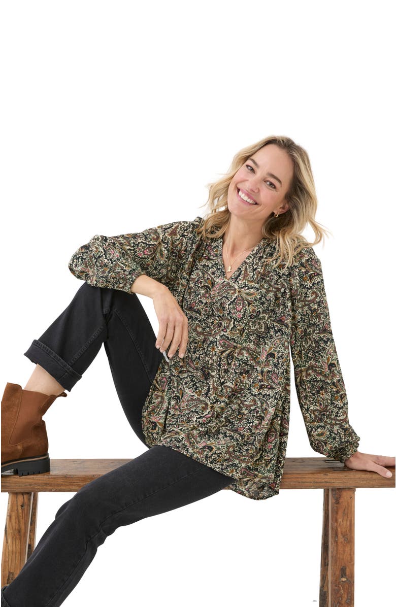 FatFace Women's Faye Wild Paisley Tunic, Main, color, 
