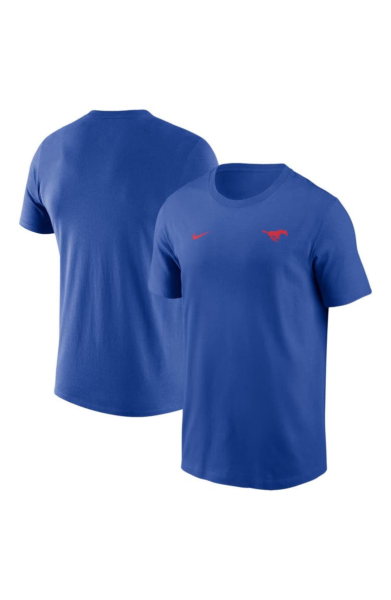 Nike Men's Nike Royal SMU Mustangs 2025 Sideline Legend Performance T-Shirt, Main, color, 