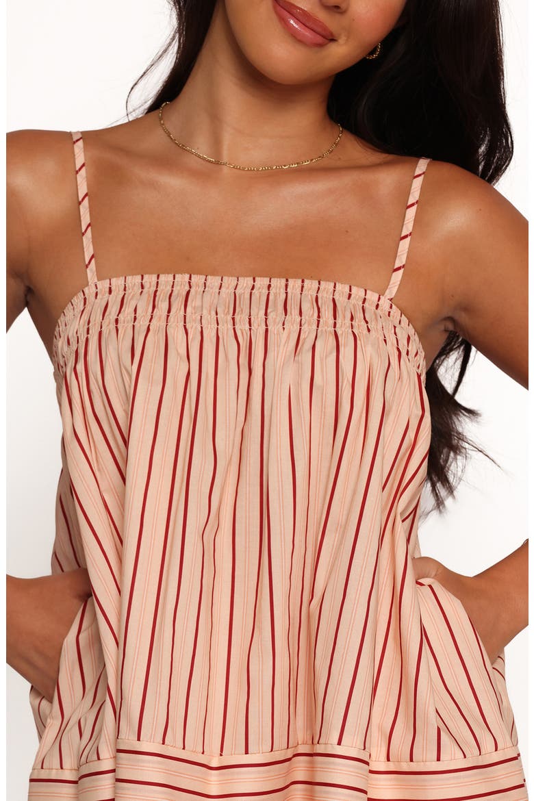 Aiesha Stripe Camisole & Shorts Set, Alternate, color, PINK STRIPE