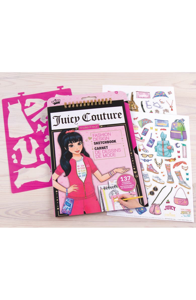 Juicy Couture Fashion Design Sketchbook, Alternate, color, Multicolored