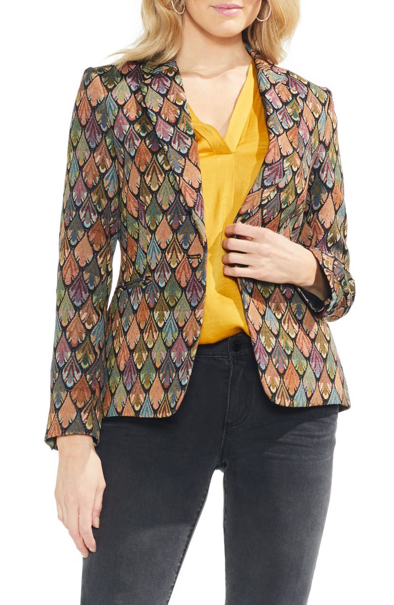 Vince Camuto Tapestry Blazer, Main, color, 