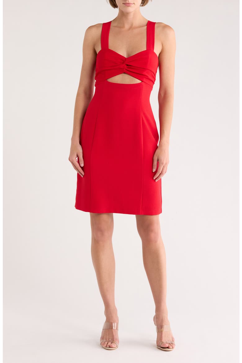 Cutout Minidress, Main, color, RED