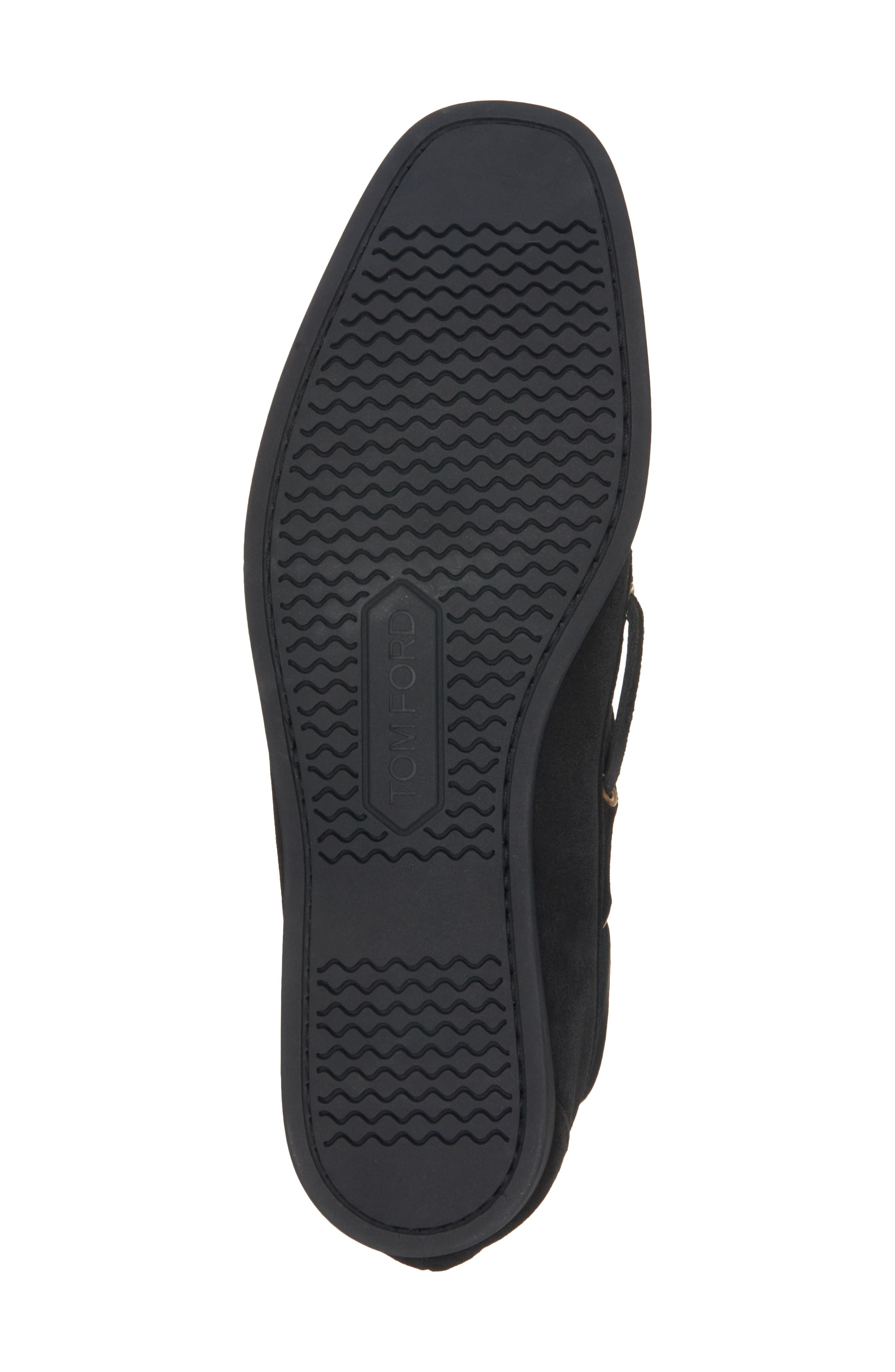 TOM FORD Robin Boat Shoe, Alternate, color, 3Na01 Black/ Amber
