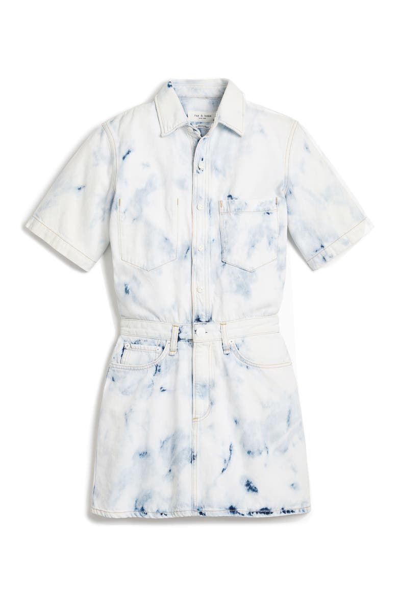 All in One Denim Shirtdress, Main, color, OASIS