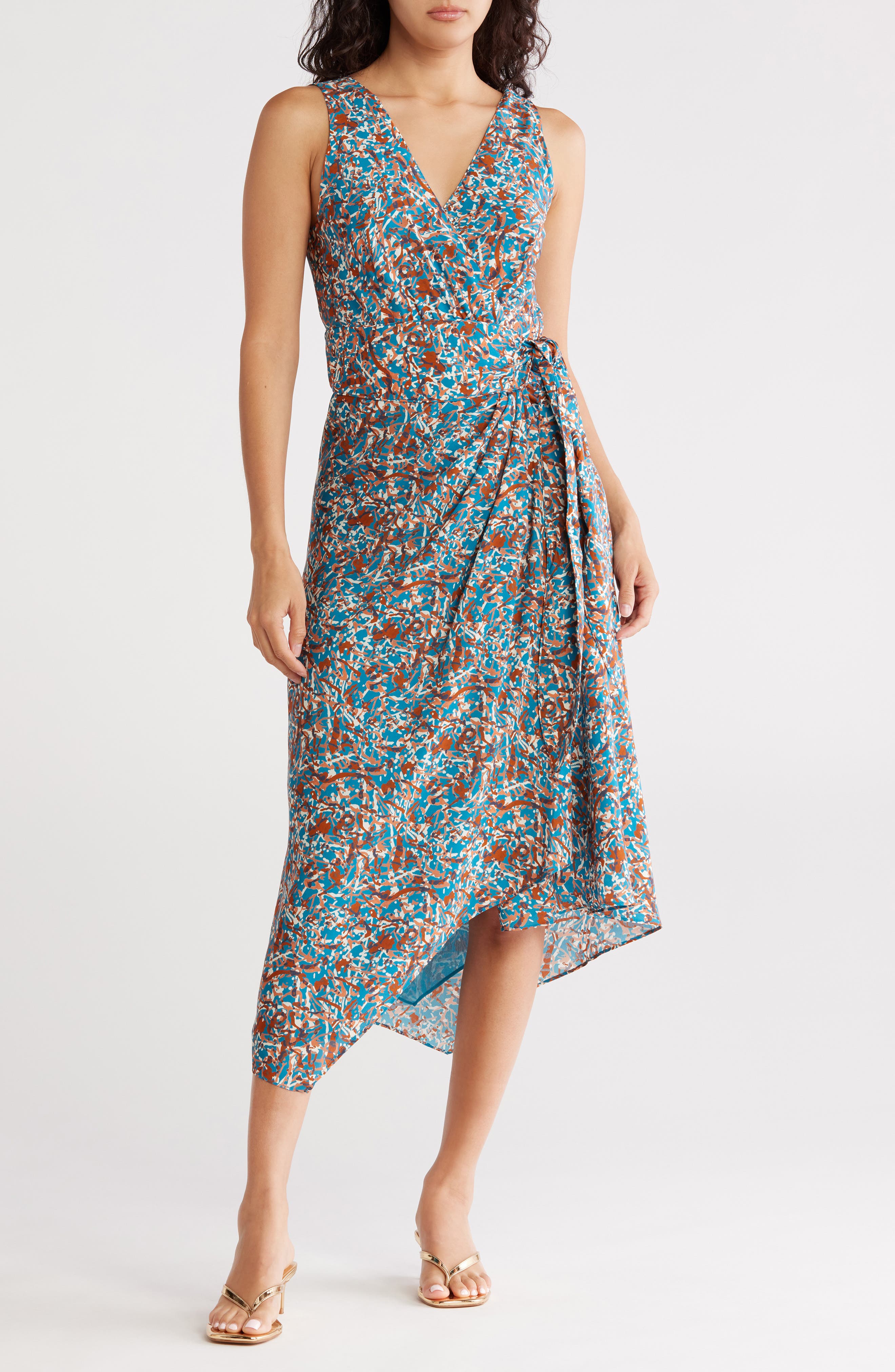 Joie Mercedes Sleeveless Side Tie Dress