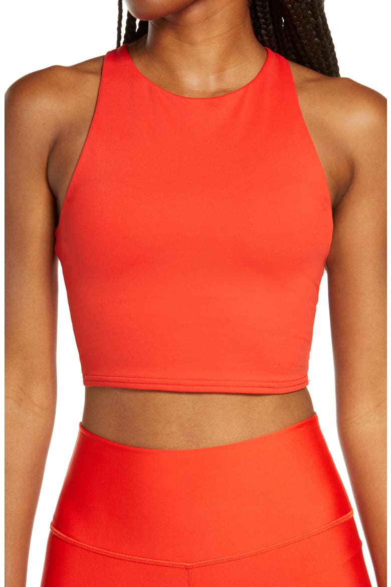 Movement Sports Bra, Main, color, CHERRY