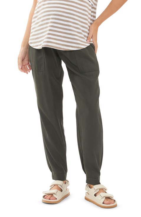 Tencel Off Duty Cargo Maternity Pant