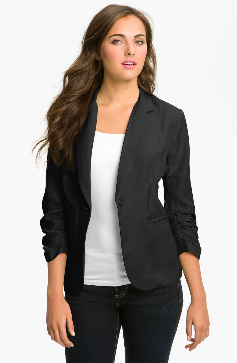 Olivia Moon Linen Blend Blazer, Main, color, 