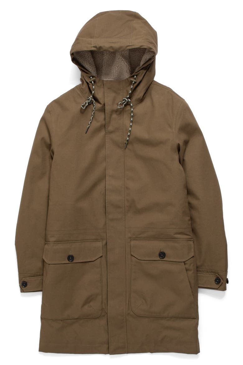Tidesman Hooded Waterproof Coat, Alternate, color, RIVERBED