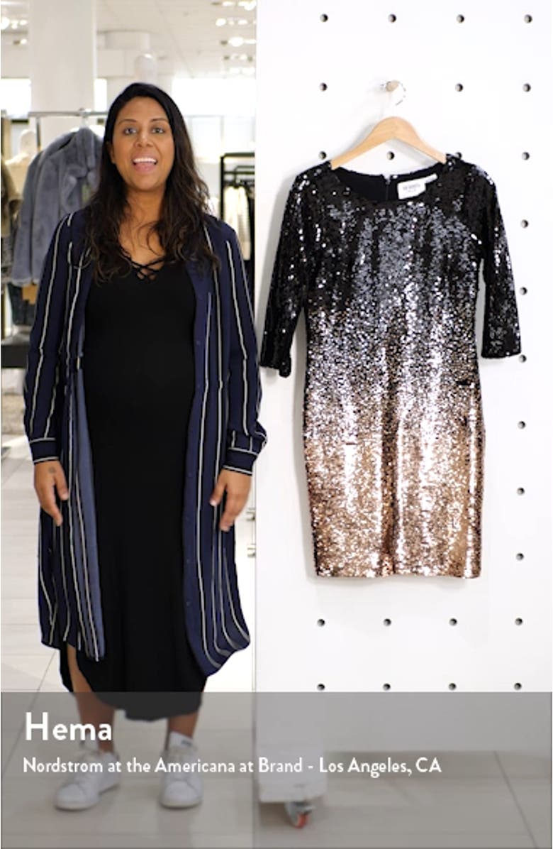 BB Dakota Ombré You Stay Ombré Sequin Dress, sales video thumbnail