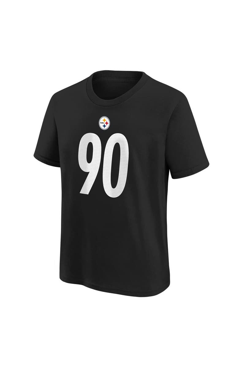 Nike Youth Nike T.J. Watt Black Pittsburgh Steelers Player Name & Number T-Shirt, Alternate, color, Black