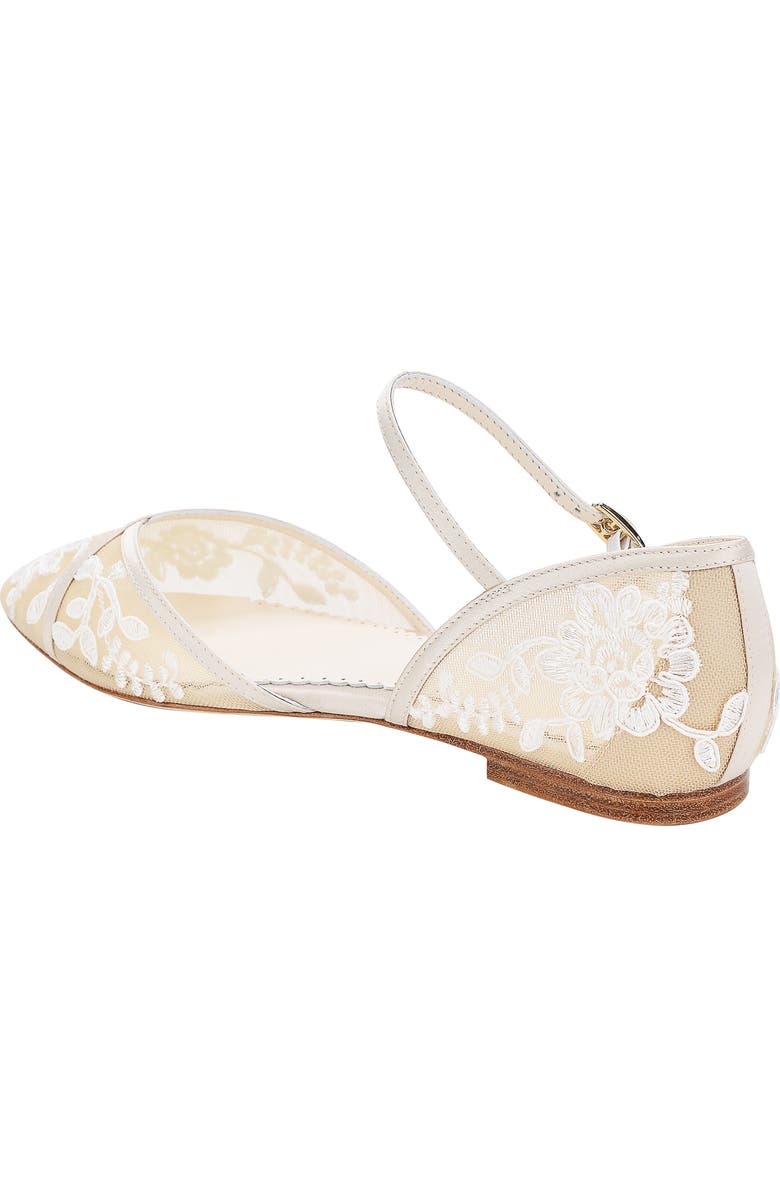 Bella Belle Celia Flat, Alternate, color, Nude Silk