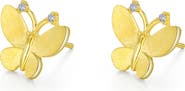 Lafonn Simulated Diamond Butterfly Earrings