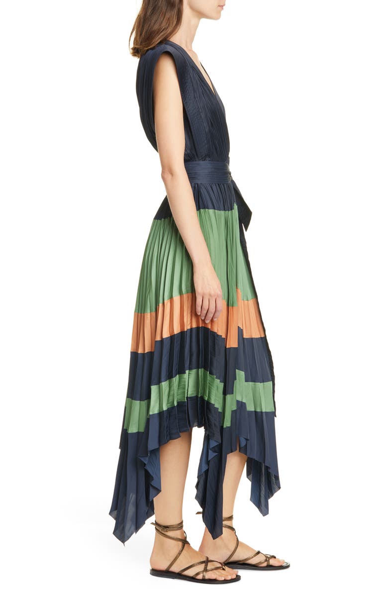 Ulla Johnson Mayshe Handkerchief Hem Dress, Alternate, color,