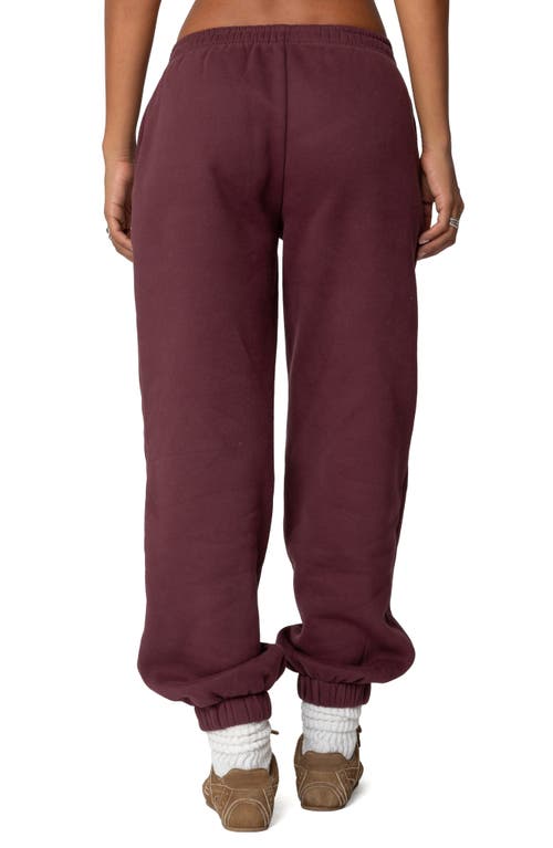 EDIKTED EDIKTED SASHA BOW DETAIL SWEATPANTS