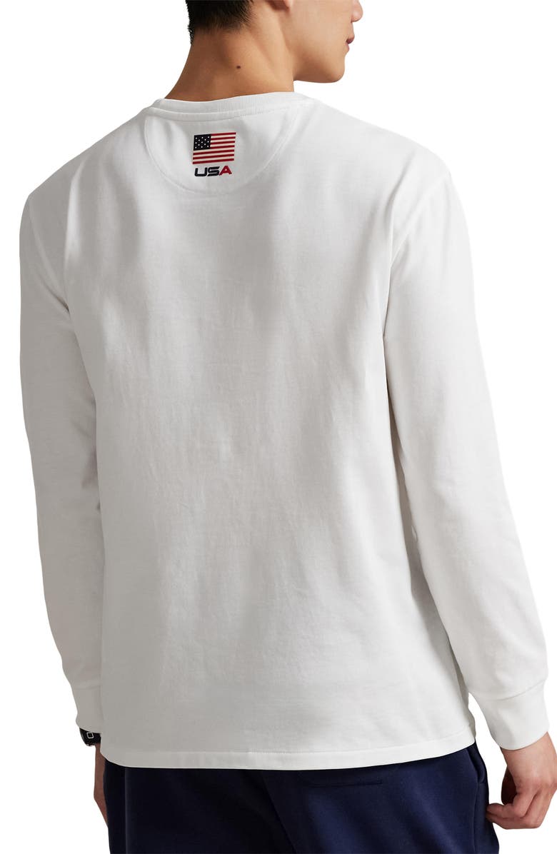 Polo Ralph Lauren Team USA Jersey Graphic T-Shirt, Alternate, color, White