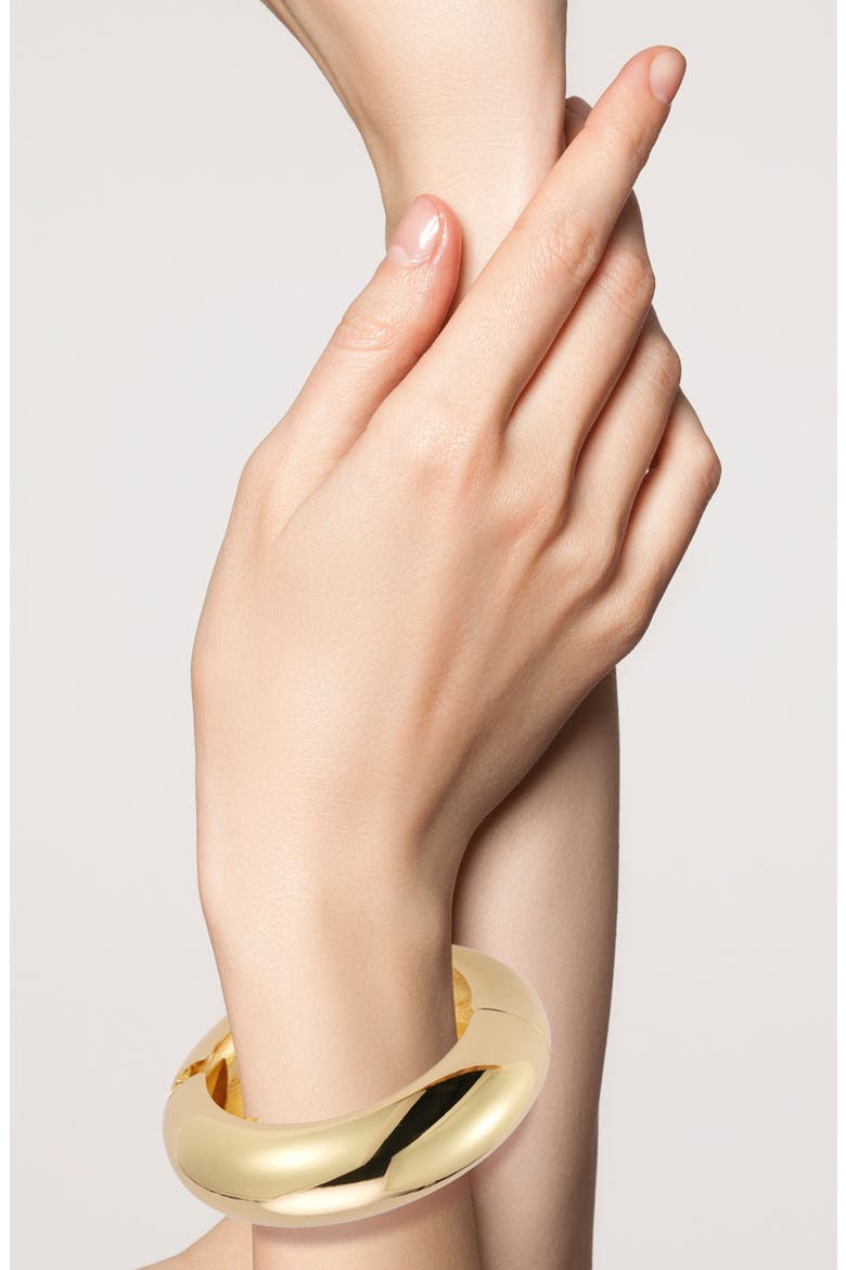 Polished Bangle Bracelet, Alternate, color, GOLD