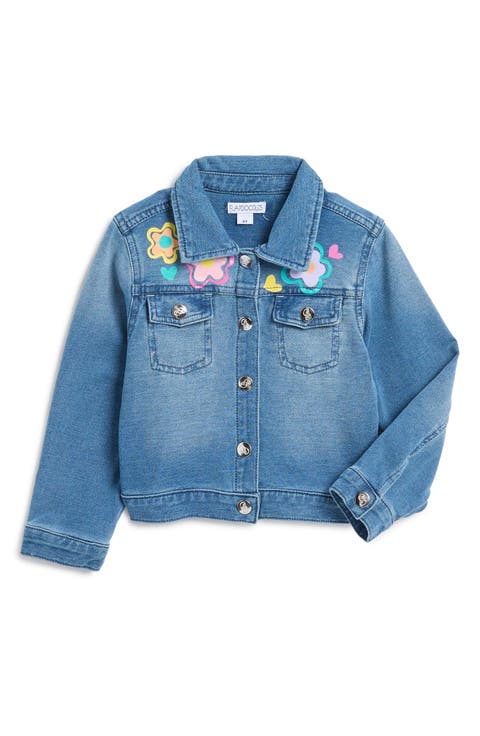 Kids' Floral Denim Jacket (Toddler & Little Kid)
