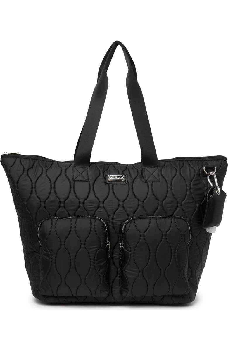 Madden Girl Quilted Weekend Tote Bag, Main, color,