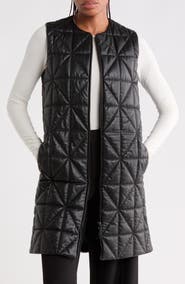Longchamp Quilted Leather Vest