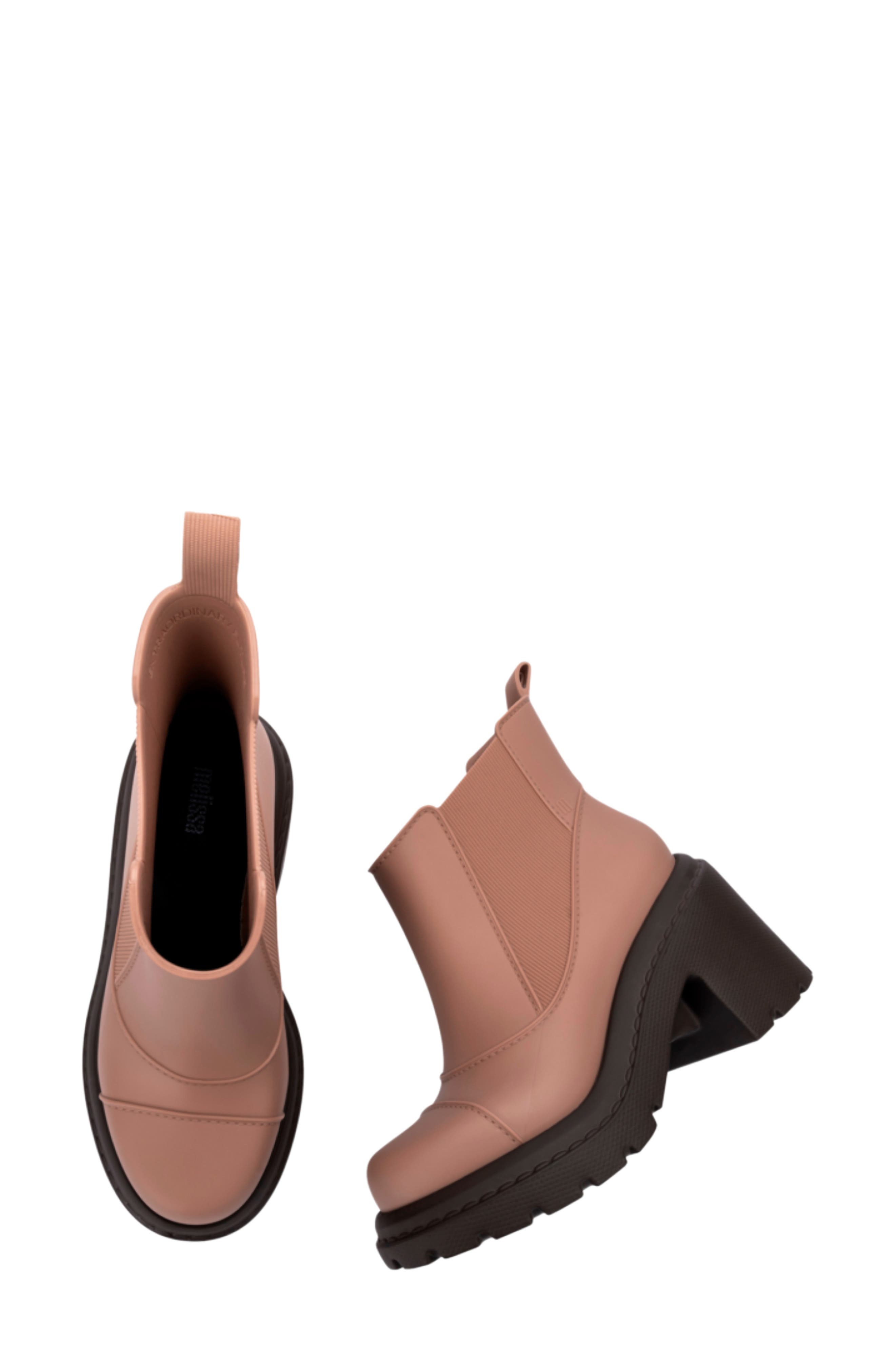 Courtney Platform Chelsea Boot, Alternate, color, BROWN