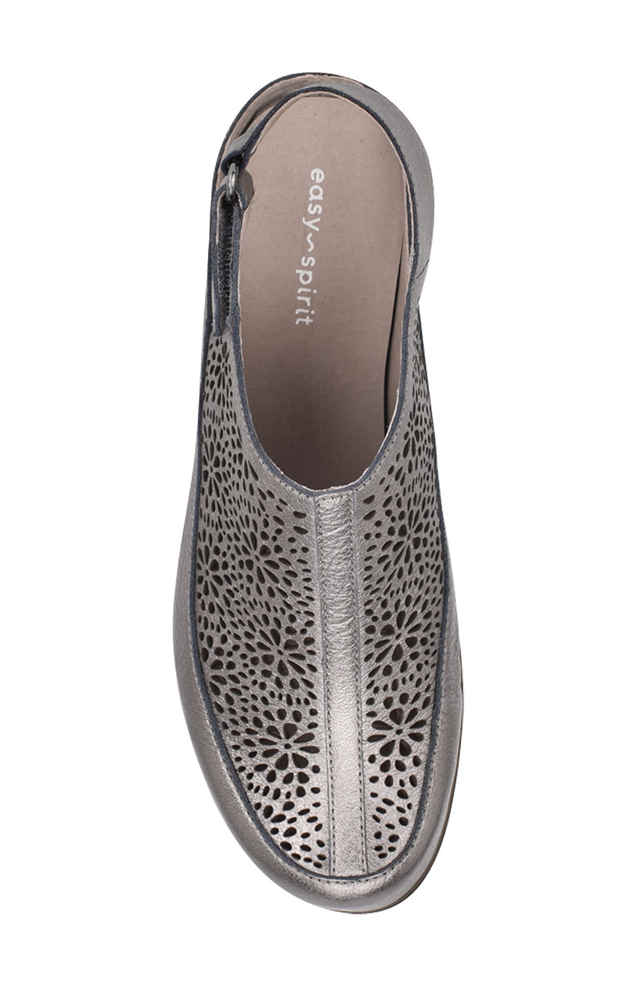 Dawn Slingback Clog, Alternate, color, WARM PEWTER LEATHER