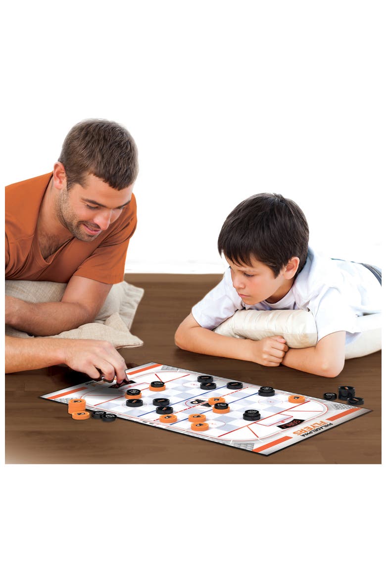 Philadelphia Flyers Checkers Board Game, Alternate, color, Multicolor