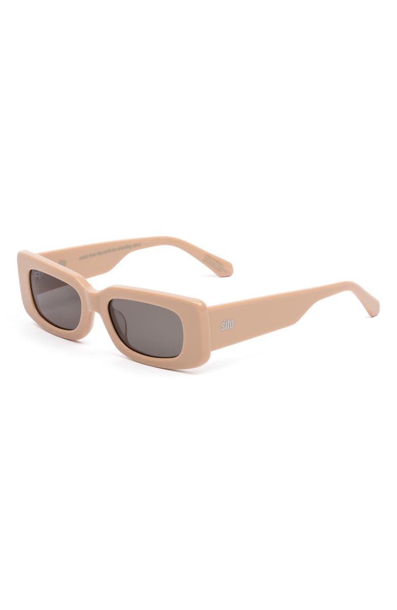 Sito Shades Reaching Dawn 55mm Rectangular Sunglasses, Alternate, color, Beige